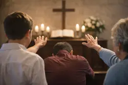 Reaching for faith and comfort